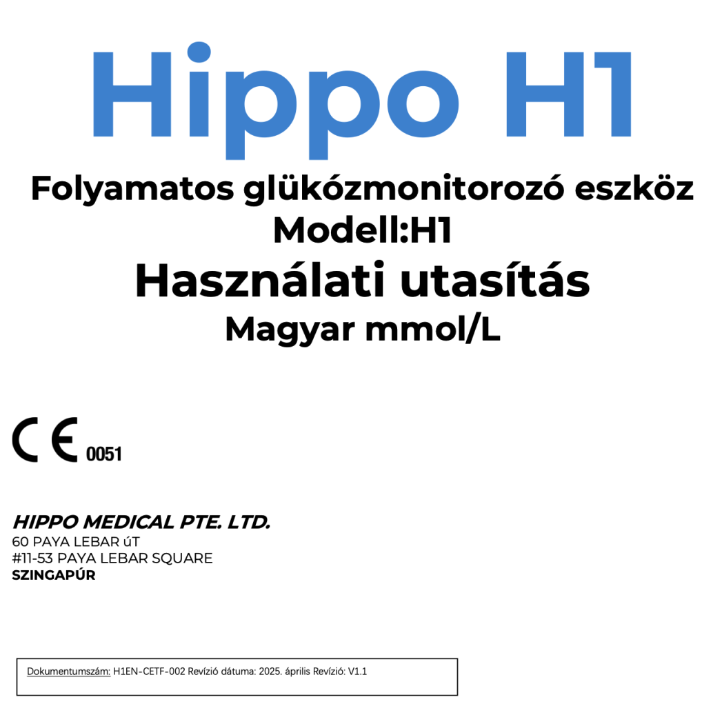 Használati utasítás Hippo H1 CGM