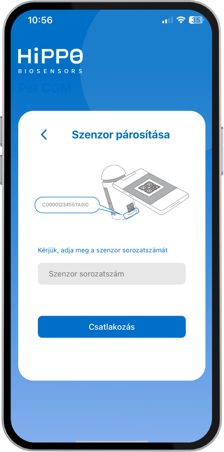 szenzor párosítása