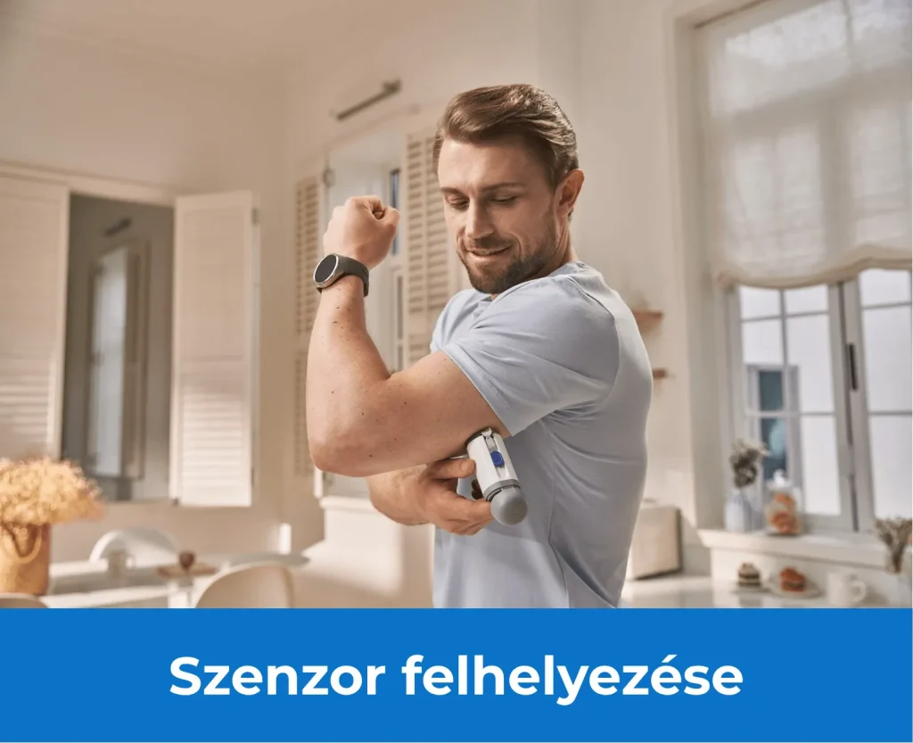 szenzor felhelyezése
